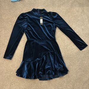 Blue Velvet Yumi Kim mini dress